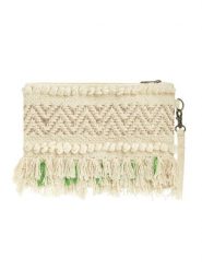 BLE Kopertówka w kolorze beżowym - 25 x 17 cm rozmiar: onesize. Brązowe torebki wieczorowe BLE, bez wzorów, z materiału, bez kołnierzyka, bez ramiączek. Za 67.40 zł.
