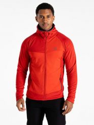 Dare 2b Kurtka polarowa "Assimilate IV" w kolorze czerwonym rozmiar: XL. Czerwone kurtki męskie Dare 2b, xl, bez wzorów, z materiału, bez kaptura. Za 150.45 zł.