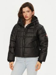 Hunter Kurtka zimowa Edine HARW1416242 Czarny Regular Fit. Czarne kurtki damskie Hunter, na zimę, l, bez wzorów, z syntetyku, bez kaptura. Za 699.99 zł.