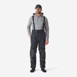 Spodnie wędkarskie Caperlan Wading 900 BR-S oddychające. Szare spodnie dresowe damskie CAPERLAN, l, bez wzorów, z materiału. Za 499.99 zł.