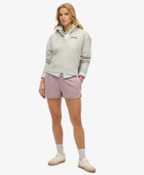 Superdry Sports Tech Racer szorty slim z dzianiny interlock – QUAIL PURPLE. Fioletowe spodenki sportowe damskie Superdry., bez wzorów, z bawełny. Za 184.90 zł.