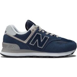 Buty New Balance WL574EVN niebieskie. Niebieskie buty sportowe na co dzień damskie bez wzorów, z gumy. Za 632.54 zł.