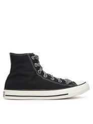 Converse Trampki Chuck Taylor All Star Gingham A13661C Czarny. Czarne trampki i tenisówki damskie Converse, bez wzorów, z materiału. Za 239.99 zł.