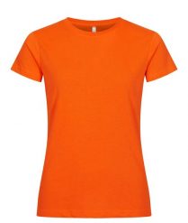 Clique New Classic-T Women – Klasyczny T-shirt z bawełny, współczesny krój –. Brązowe t-shirty damskie CLIQUE, m, bez wzorów, z bawełny, bez kołnierzyka. Za 104.58 zł.