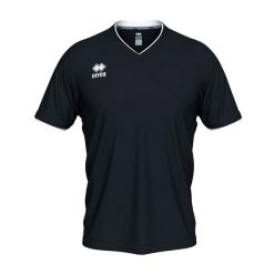 T-Shirt Errea Leonard Maglia Mc Ad Dorośli. Czarne t-shirty męskie ERREA, m, bez wzorów, z materiału, bez kołnierzyka. Za 161.99 zł.