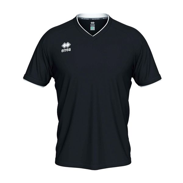 T-Shirt Errea Leonard Maglia Mc Ad Dorośli. Czarne t-shirty męskie ERREA, m, bez wzorów, z materiału, bez kołnierzyka. Za 161.99 zł.
