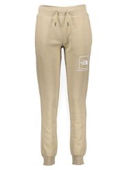 The North Face Spodnie dresowe w kolorze beżowym rozmiar: XL. Brązowe spodnie dresowe damskie The North Face, xl, bez wzorów, z dresówki. Za 180.49 zł.
