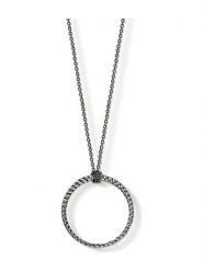 Thomas Sabo Srebrny naszyjnik z elementami ozdobnymi - dł. 70 cm rozmiar: onesize. Szare naszyjniki damskie thomas sabo, srebrne. Za 104.95 zł.