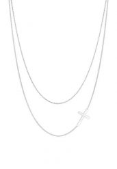 Elli Ladies Layer Cross Twisted Tank in 925 Sterling Silver Naszyjniki 1 ct Damski. Szare naszyjniki damskie Elli, na co dzień, srebrne. Za 293.99 zł.