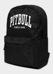 Plecak uniwersalny codzienny PITBULL miejski sportowy NORTON. Czarne plecaki męskie PITBULL, z aplikacjami, z materiału. Za 119.00 zł.