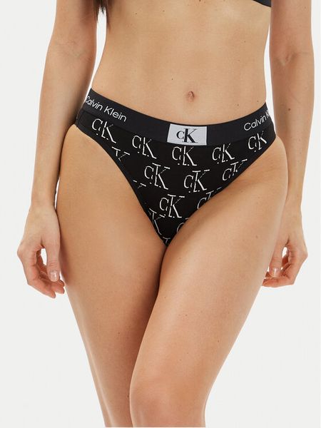 Calvin Klein Underwear Figi klasyczne 000QF7222E Czarny. Czarne figi damskie Calvin Klein Underwear, s, bez wzorów, z bawełny. Za 59.99 zł.