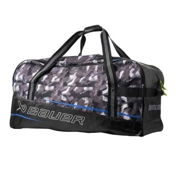Torba Hokejowa Premium Jeden Rozmiar. Czarne torebki klasyczne damskie BAUER, bez wzorów, z materiału, z nadrukiem, bez dodatków. Za 654.99 zł.