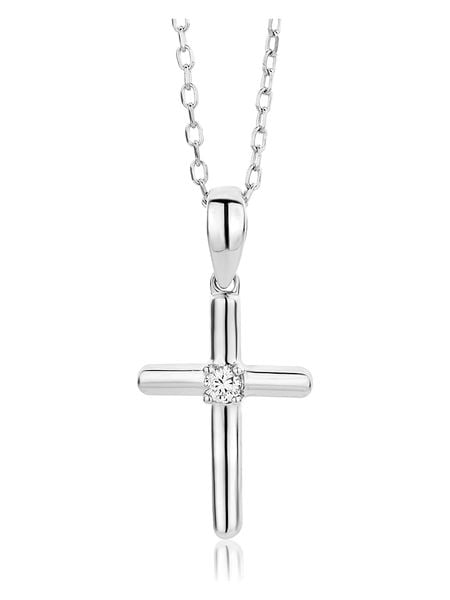 Diamant Exquis Złoty naszyjnik z diamentową zawieszką - dł. 45 cm rozmiar: onesize. Szare naszyjniki damskie Diamant Exquis, złote. Za 1,087.99 zł.