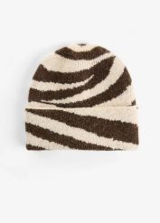 Czapka. Brązowe czapki zimowe damskie bonprix. Za 49.99 zł.