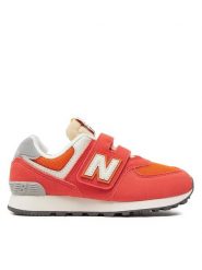 New Balance Sneakersy PV574RCB Pomarańczowy. Brązowe buty sportowe chłopięce New Balance, bez wzorów, z materiału, bez zapięcia. Za 189.99 zł.