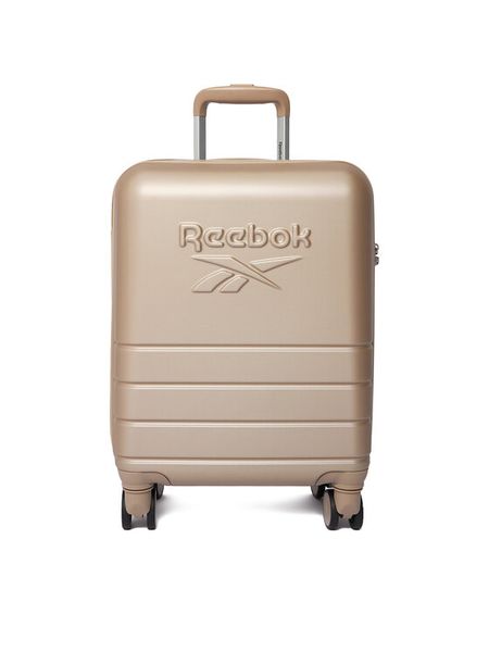 Reebok Walizka kabinowa CEO-RBK-WAL-001-07-CCC-S Beżowy. Brązowe walizki Reebok, bez wzorów, z tworzywa sztucznego. Za 259.99 zł.