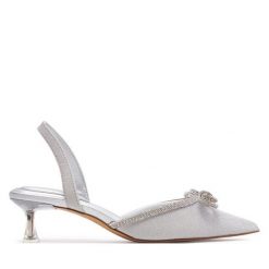 Sandały Aldo. Szare sandały damskie Aldo, bez wzorów, bez obcasa, na szpilce. Za 259.99 zł.