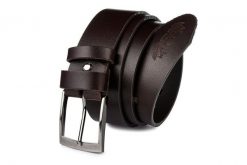 Pasek skórzany BELTIMORE r.100-115 cm E05 brązowy. Brązowe paski męskie bez wzorów. Za 54.99 zł.