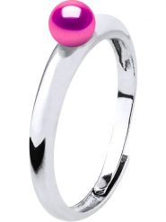 Pearline Srebrny pierścionek z perłą rozmiar: onesize. Różowe pierścionki damskie Pearline, z perłą, srebrne. Za 195.99 zł.