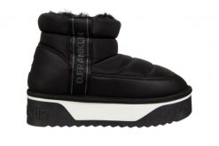 Śniegowce D Franklin Nordic V2 Low Bomb Black 206013, Czarny, Materiał - 36. Czarne śniegowce damskie D.Franklin, z gumy. W wyprzedaży za 179.10 zł.