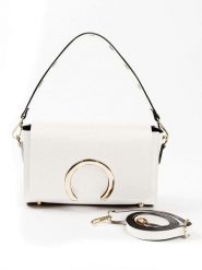 Lia Biassoni Skórzana torebka "Solano" w kolorze białym - 24 x 16 x 8 cm rozmiar: onesize. Białe torebki klasyczne damskie Lia Biassoni, bez wzorów, z materiału, bez dodatków. Za 260.99 zł.