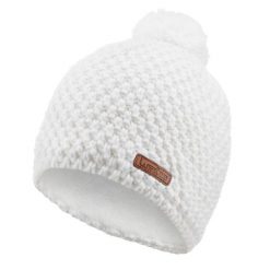 Czapka narciarska dla dorosłych Wedze Timeless. Białe czapki męskie WED'ZE, z dzianiny. Za 59.99 zł.