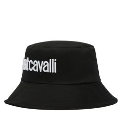 Kapelusz Just Cavalli. Czarne kapelusze damskie Just Cavalli, bez wzorów. Za 294.99 zł.