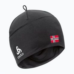Czapka zimowa Odlo POLYKNIT FAN WARM ECO. Czarne czapki męskie Odlo, na zimę, bez wzorów, z materiału, sportowe. Za 119.99 zł.
