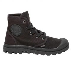 Buty do chodzenia damskie Palladium US Pampa. Czarne buty sportowe na co dzień damskie Palladium, bez wzorów, z gumy, trekkingowe. Za 459.00 zł.