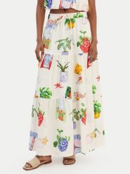 Seafolly Spódnica maxi La Boca 55650-SK Écru Regular Fit. Spódniczki damskie Seafolly, xl, bez wzorów, z bawełny, maxi. Za 609.99 zł.