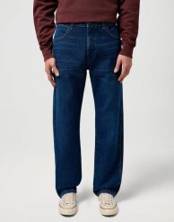 MESKIE SPODNIE WRANGLER FRONTIER POLAR STEEL 112373195. Spodnie materiałowe męskie Wrangler, bez wzorów, z jeansu. Za 219.99 zł.