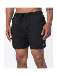 Boardshorty RIP CURL Offset Volley czarny. Czarne szorty męskie Rip Curl, na lato, bez wzorów, z materiału, eleganckie. Za 119.99 zł.