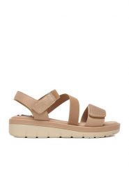 Go Soft Sandały CEO-H3T9582-2 Różowy. Czerwone sandały damskie GO SOFT, bez wzorów, ze skóry, bez obcasa, na płaskiej podeszwie. Za 139.99 zł.