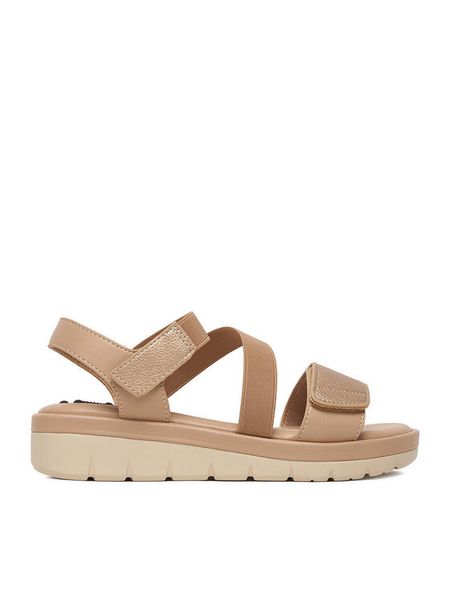 Go Soft Sandały CEO-H3T9582-2 Różowy. Czerwone sandały damskie GO SOFT, bez wzorów, ze skóry, bez obcasa, na płaskiej podeszwie. Za 139.99 zł.