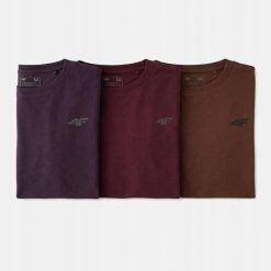 T-SHIRT MĘSKI 4F KOSZULKA LIMITOWANA KOMPLET ZESTAW 3 SZTUKI 5XL M3948 SS26. T-shirty sportowe męskie 4f, m, z bawełny, bez ramiączek, na fitness i siłownię. Za 113.50 zł.