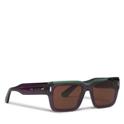 Okulary przeciwsłoneczne Calvin Klein. Fioletowe okulary przeciwsłoneczne damskie CALVIN KLEIN. Za 619.99 zł.