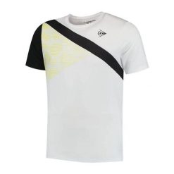 Koszulka sportowa męska Dunlop Game 3 Tee. Białe t-shirty sportowe męskie Dunlop, m, bez ramiączek. Za 189.99 zł.