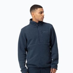 Bluza polarowa męska NORRONA Femund Warm2 Zip Neck. Niebieskie bluzy bez kaptura męskie NORRONA, m, z materiału. Za 569.99 zł.