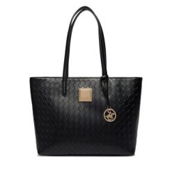 Torebka Beverly Hills Polo Club. Czarne torebki klasyczne damskie Beverly Hills Polo Club, bez wzorów, bez dodatków. Za 229.99 zł.