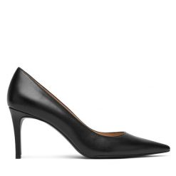 Szpilki Stuart Weitzman. Czarne szpilki Stuart Weitzman, bez wzorów, bez obcasa. Za 1,849.00 zł.