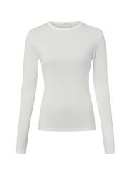 Opus Koszulka z długim rękawem Kobiety Dżersej biały, 40. Białe t-shirty damskie Opus, bez wzorów, z dżerseju, bez kołnierzyka. Za 149.95 zł.