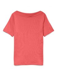 Vero Moda Koszulka w kolorze różowym rozmiar: L. Różowe bluzki damskie Vero Moda, l, bez wzorów, bez kołnierzyka. Za 57.20 zł.