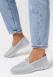 Szare Tenisówki Dubost. Szare trampki i tenisówki damskie Born2be, bez wzorów. Za 44.99 zł.