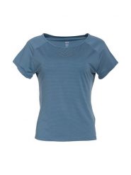 Dare 2b Koszulka funkcyjna "Cyrstallize Tee" w kolorze niebieskim ze wzorem rozmiar: 32. Niebieskie bluzki sportowe damskie Dare 2b, bez wzorów, z materiału, bez ramiączek. Za 85.95 zł.