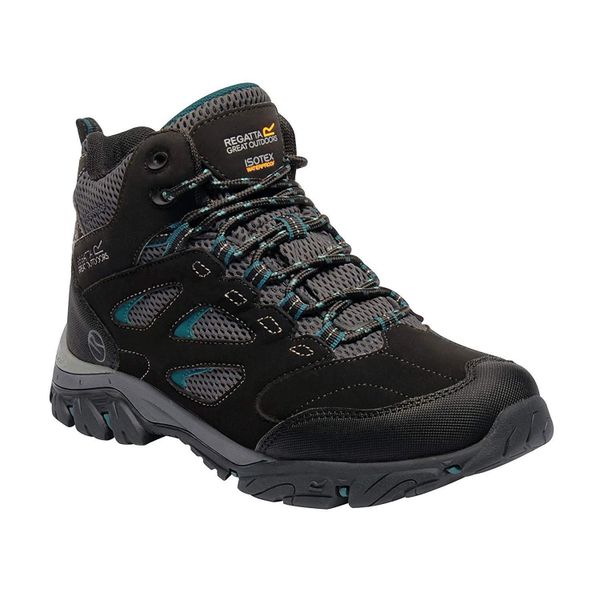 Damskie Buty Trekkingowe Holcombe IEP Mid. Czarne obuwie trekkingowe damskie Regatta, na wiosnę. Za 175.99 zł.