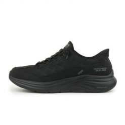 Buty do chodzenia męskie Skechers Slip-ins Contour Foam. Czarne buty sportowe na co dzień męskie Skechers, z gumy, bez zapięcia, trekkingowe. Za 479.00 zł.