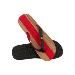Japonki basenowe męskie aqua-sport wood. Brązowe klapki i japonki męskie AQUA-SPORT. Za 34.99 zł.