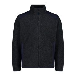Kurtka wooltech CMP. Czarne kurtki męskie CMP, bez wzorów, sportowe, bez kaptura. Za 548.50 zł.