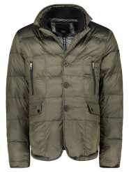 Geographical Norway Kurtka zimowa "Capacity" w kolorze khaki rozmiar: 3XL. Brązowe kurtki męskie Geographical Norway, na zimę, xl, bez wzorów, ze skóry, bez kaptura. Za 214.70 zł.