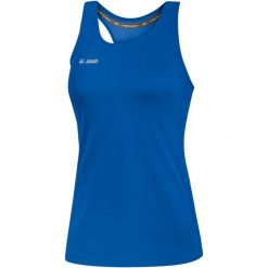 Damski tank top Jako top Run 2.0. Niebieskie topy damskie Jako, s, bez wzorów, bez kołnierzyka. Za 144.00 zł.